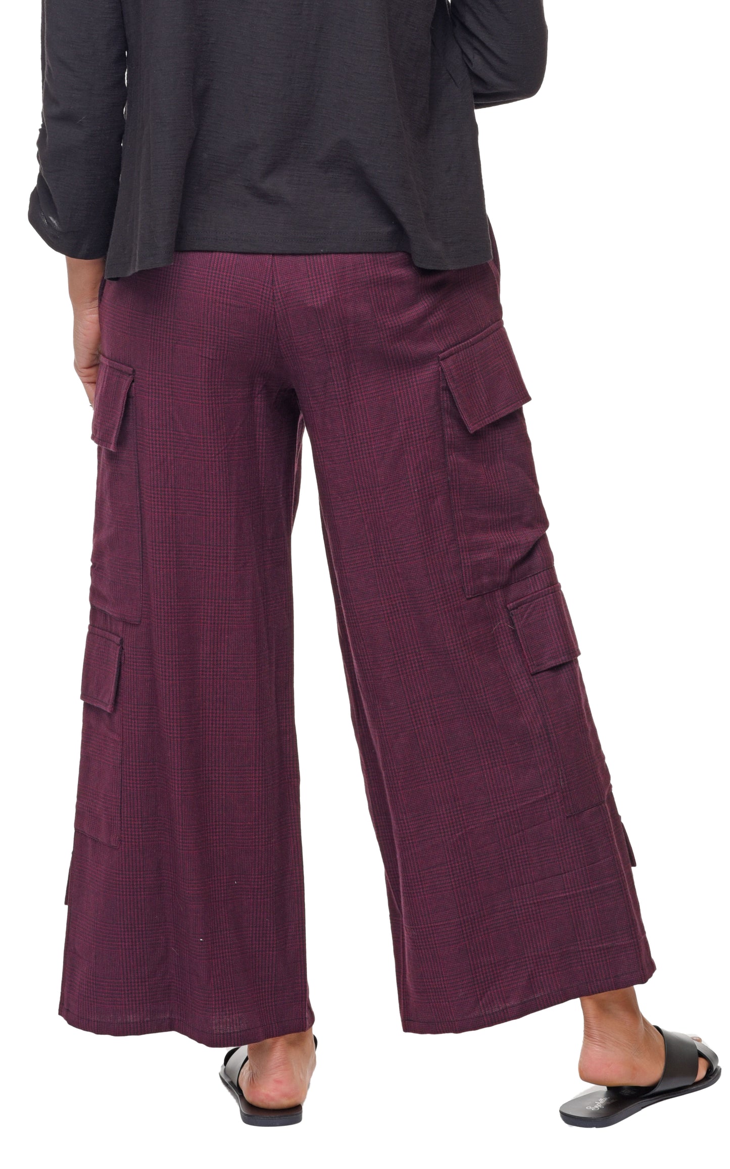 FINAL SALE SDC1086 Calista Cargo Pant in Maroon Avalon*