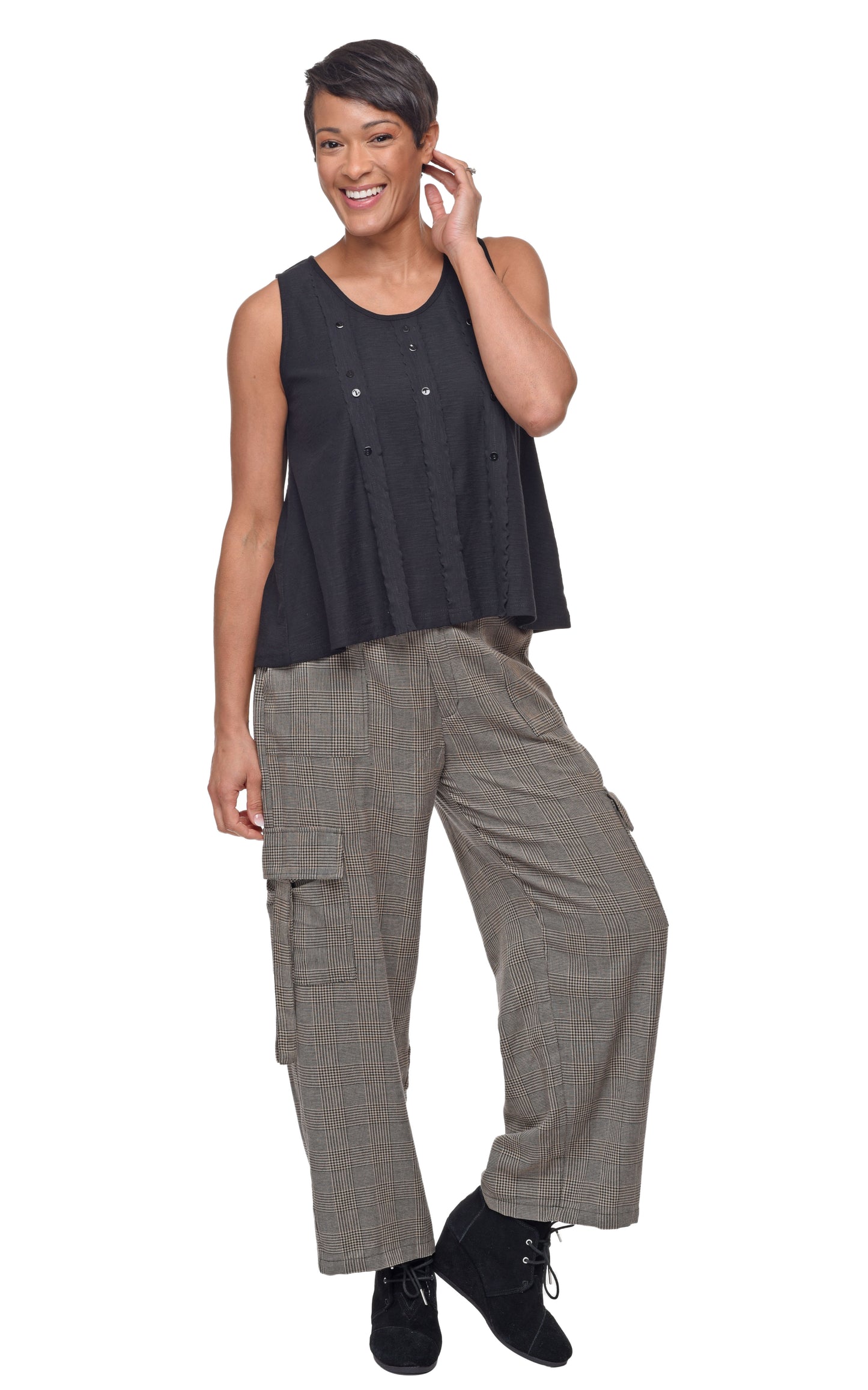 FINAL SALE SDC1086 Calista Cargo Pant in Tan Avalon*