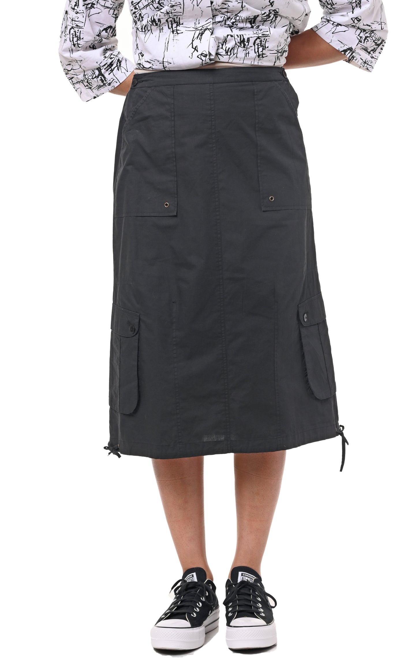 FINAL SALE SDC441 Hartley Skirt in Black*