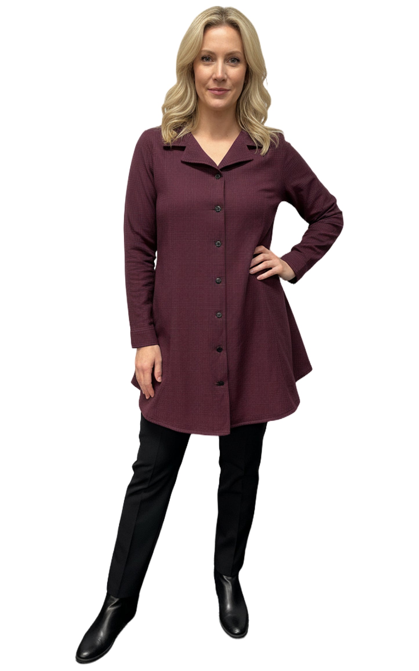 FINAL SALE SDC444 Hana Jacket in Burgundy*