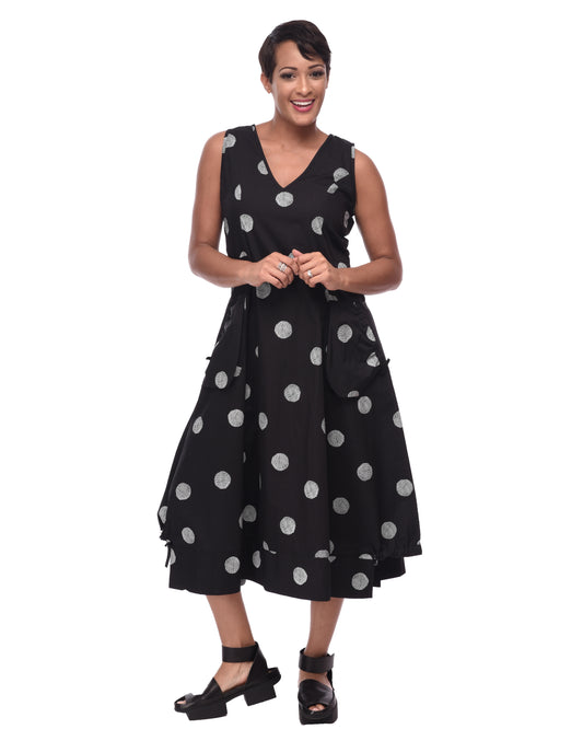 FINAL SALE SDC505 Annie in Black Thumbprint*