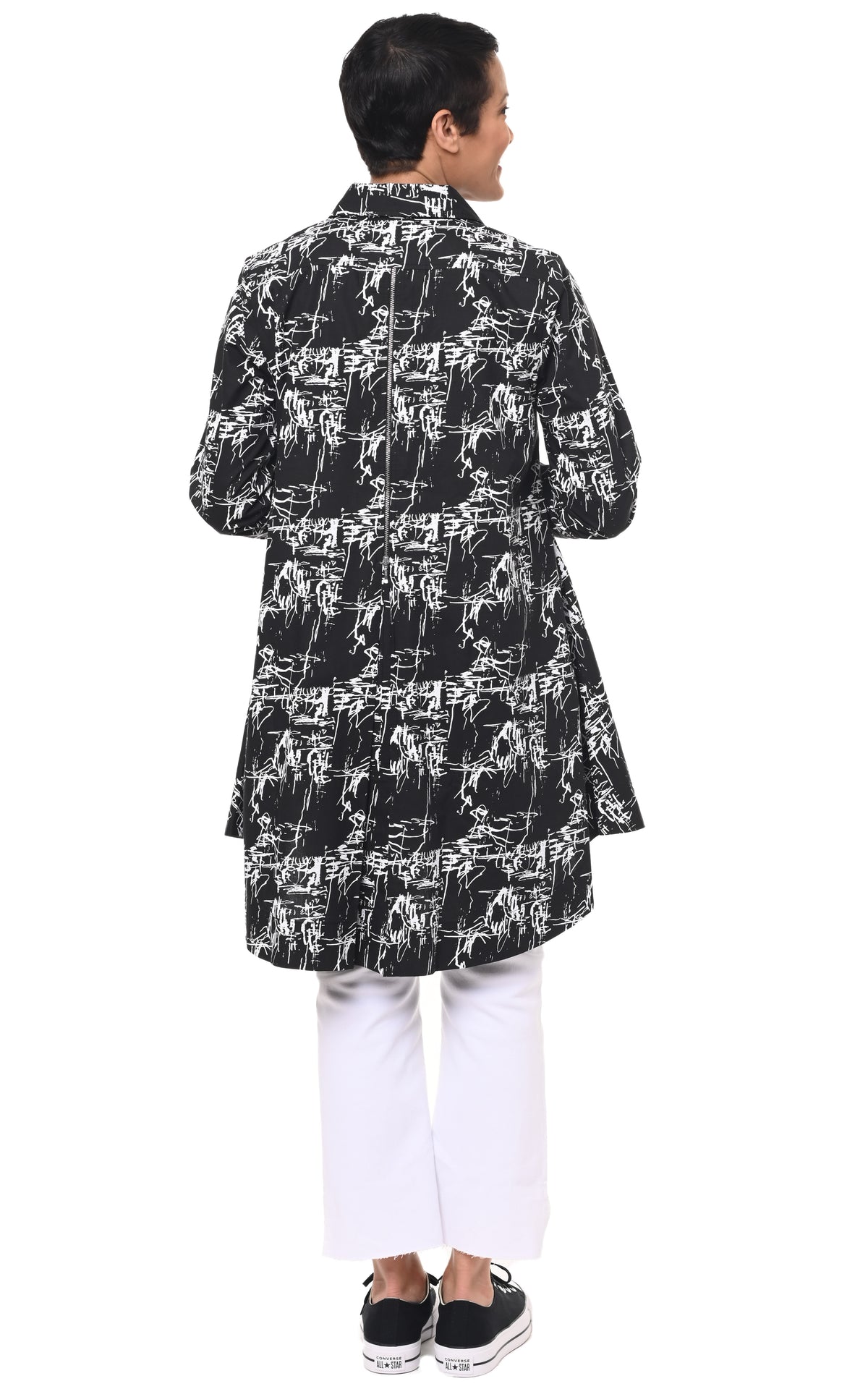 FINAL SALE SDC718 Newport Button Down in Black Etching*