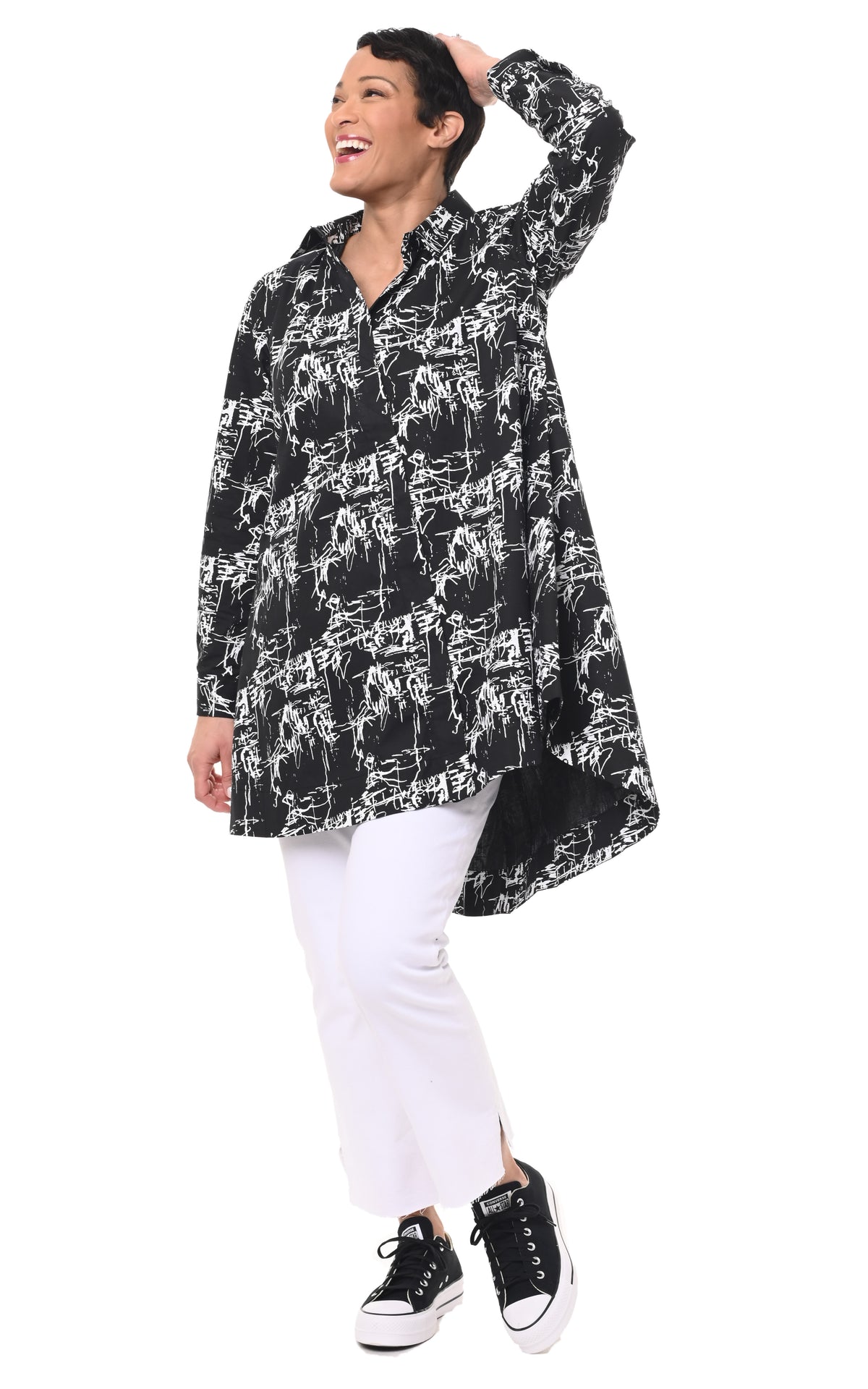 FINAL SALE SDC718 Newport Button Down in Black Etching*