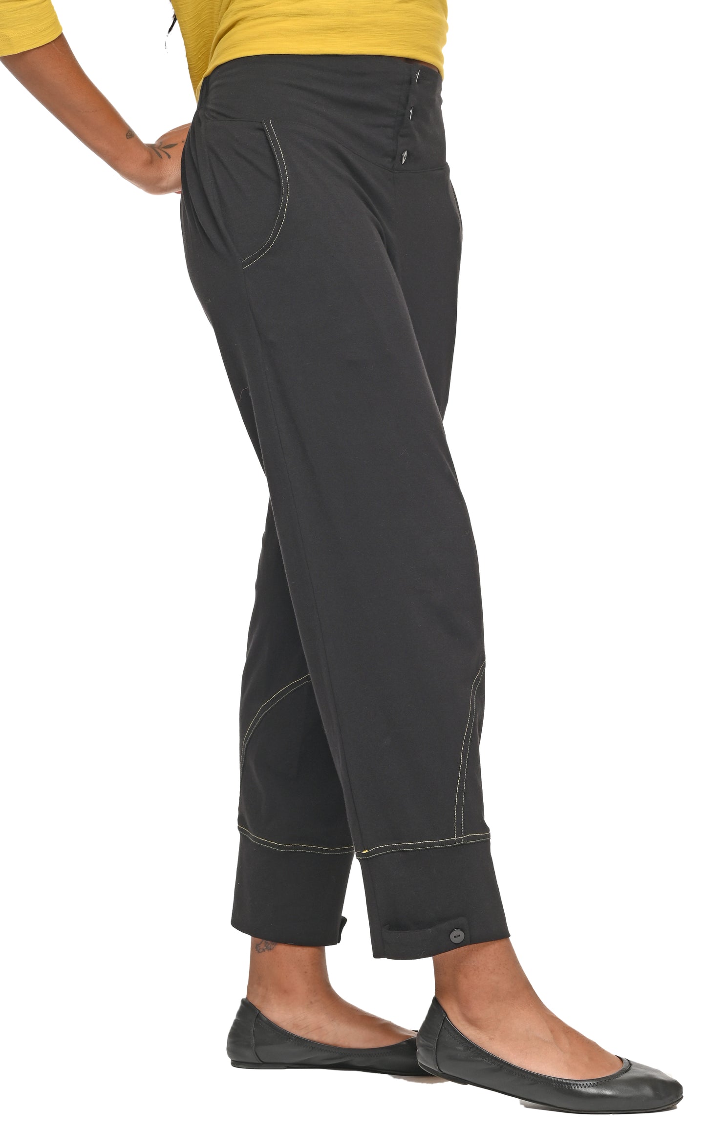 FINAL SALE SDM159 Piper Pant in Solid Black*