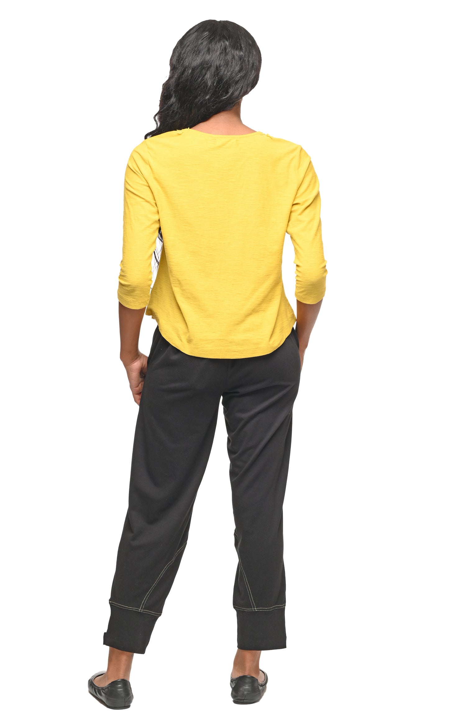 CS123 Bowen Top in Oil Yellow*