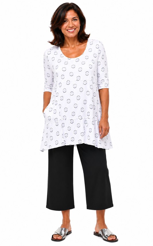 FINAL SALE SDM355 Hettie Pullover in Cadet by Snapdragon & Twig (Modal)*