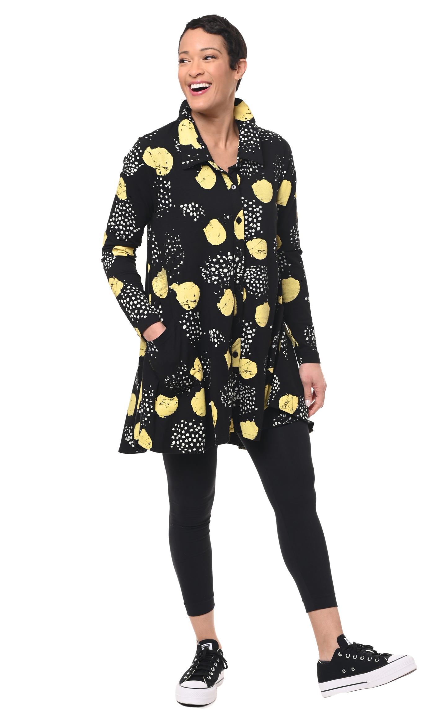 FINAL SALE SDM580 Lauryn Button Down in Forsythia*