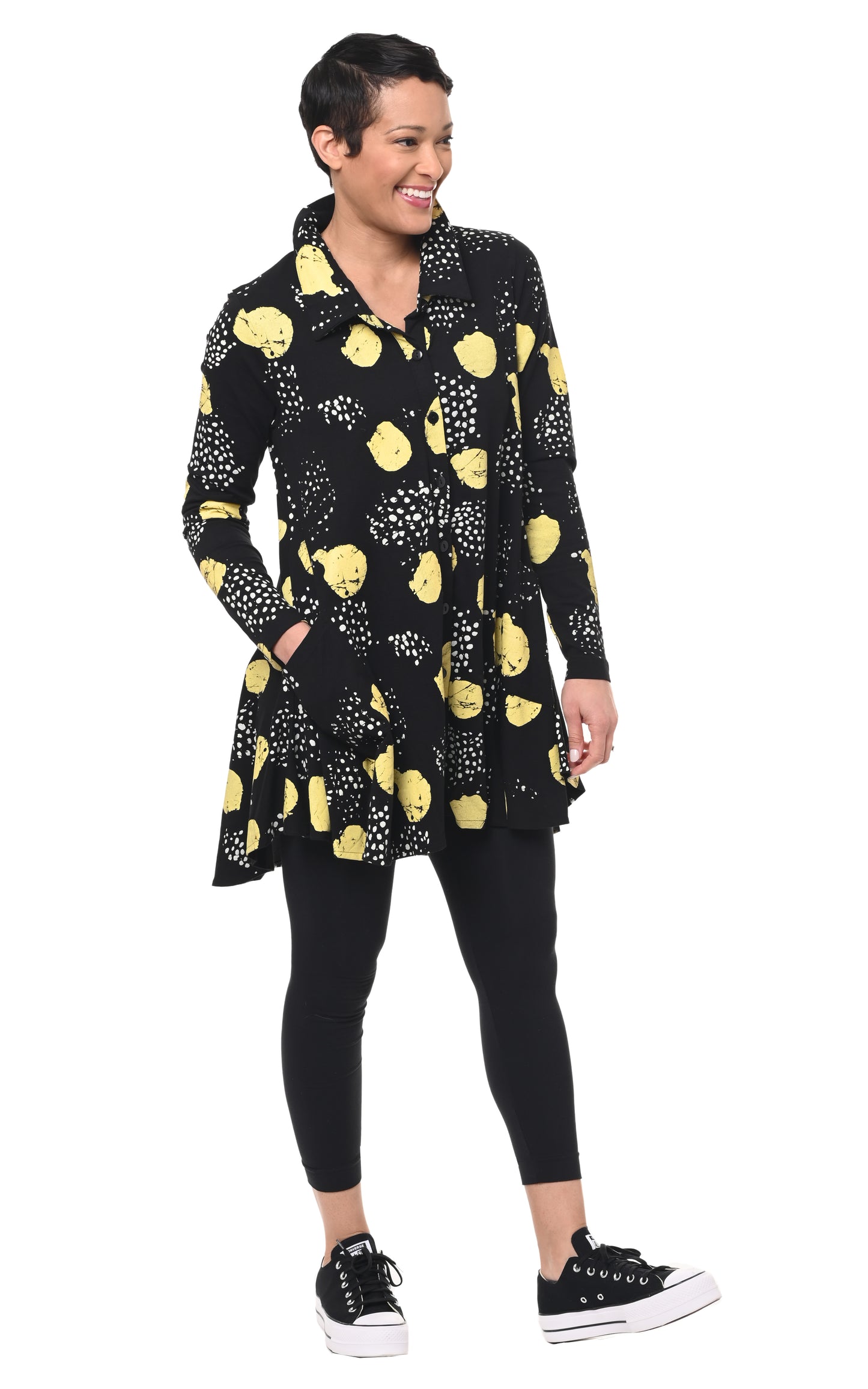 FINAL SALE SDM580 Lauryn Button Down in Forsythia*