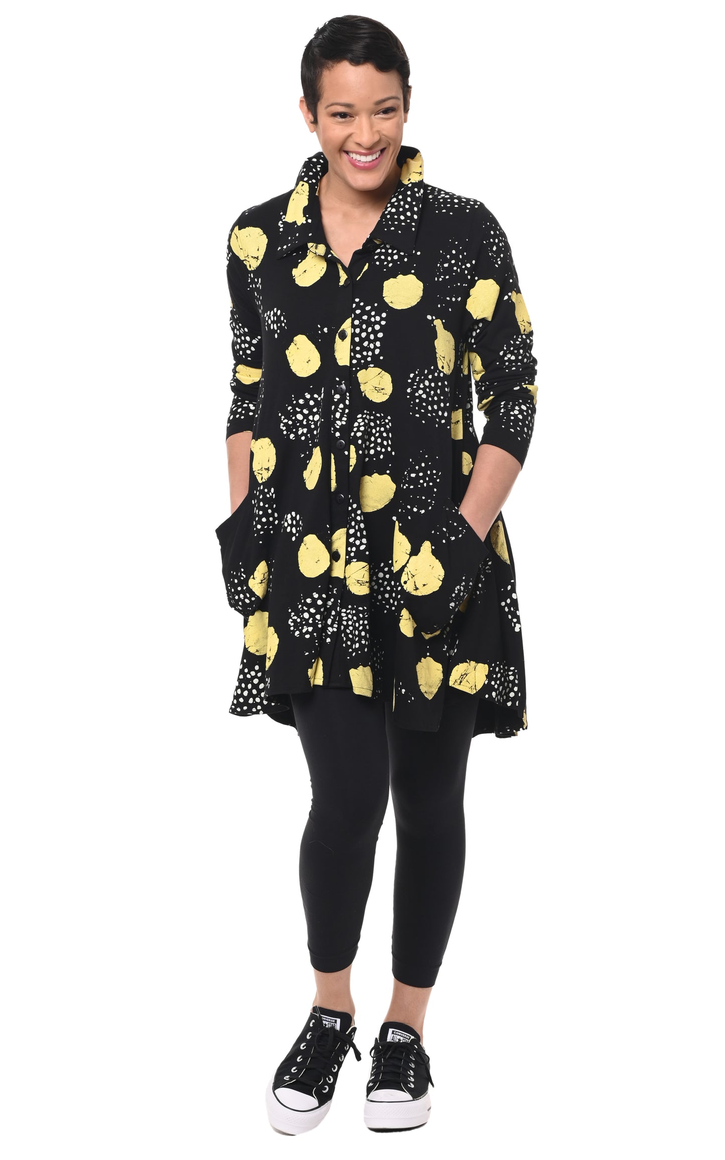 FINAL SALE SDM580 Lauryn Button Down in Forsythia*