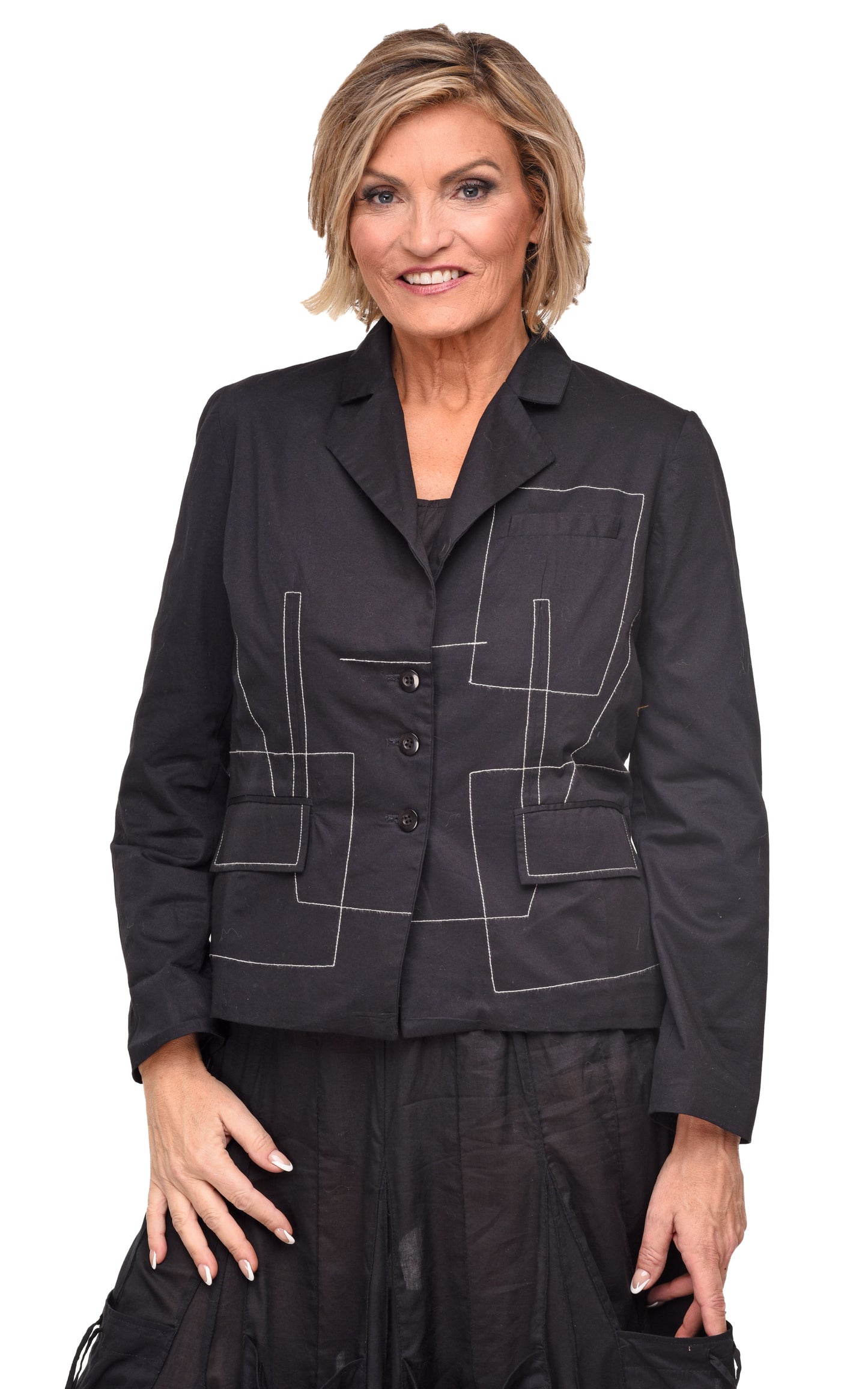 FINAL SALE T300 Lottie Jacket in Black Twill*