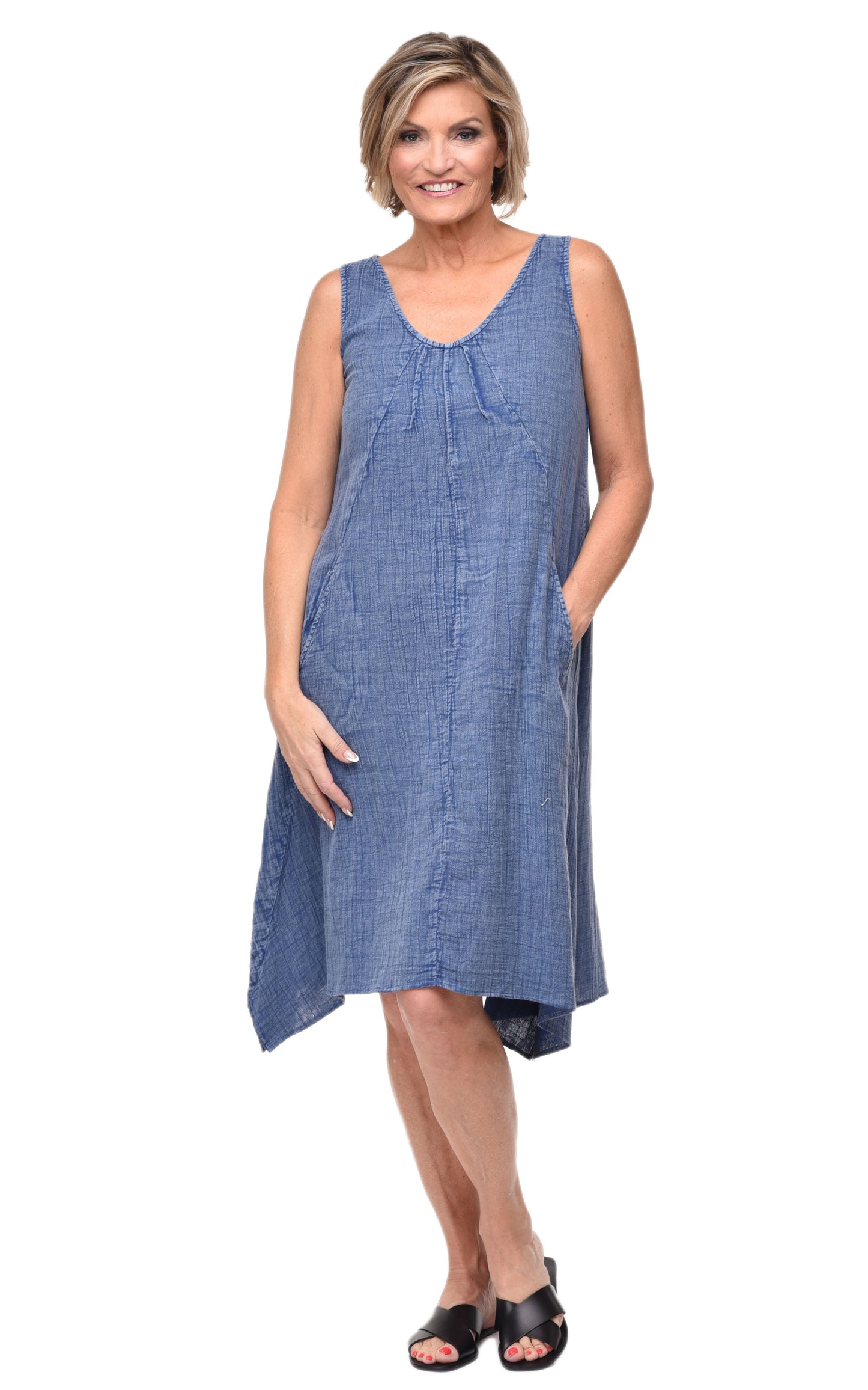 FINAL SALE VCG525 Fallon Dress in French Blue*