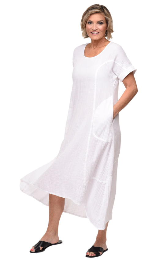 VCG515 Destination Dress in White*