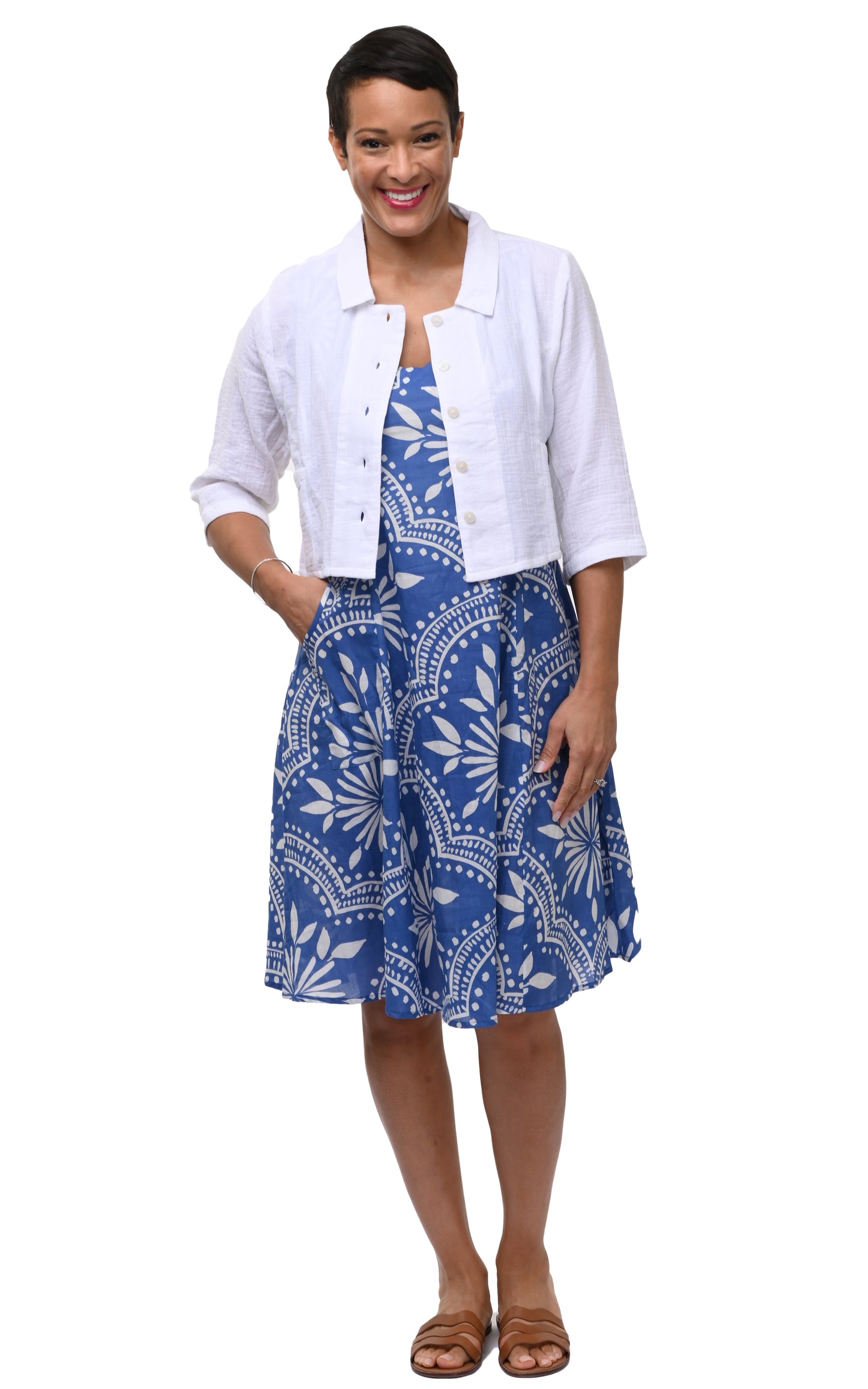 VCG503 Parker Jacket Top in White*