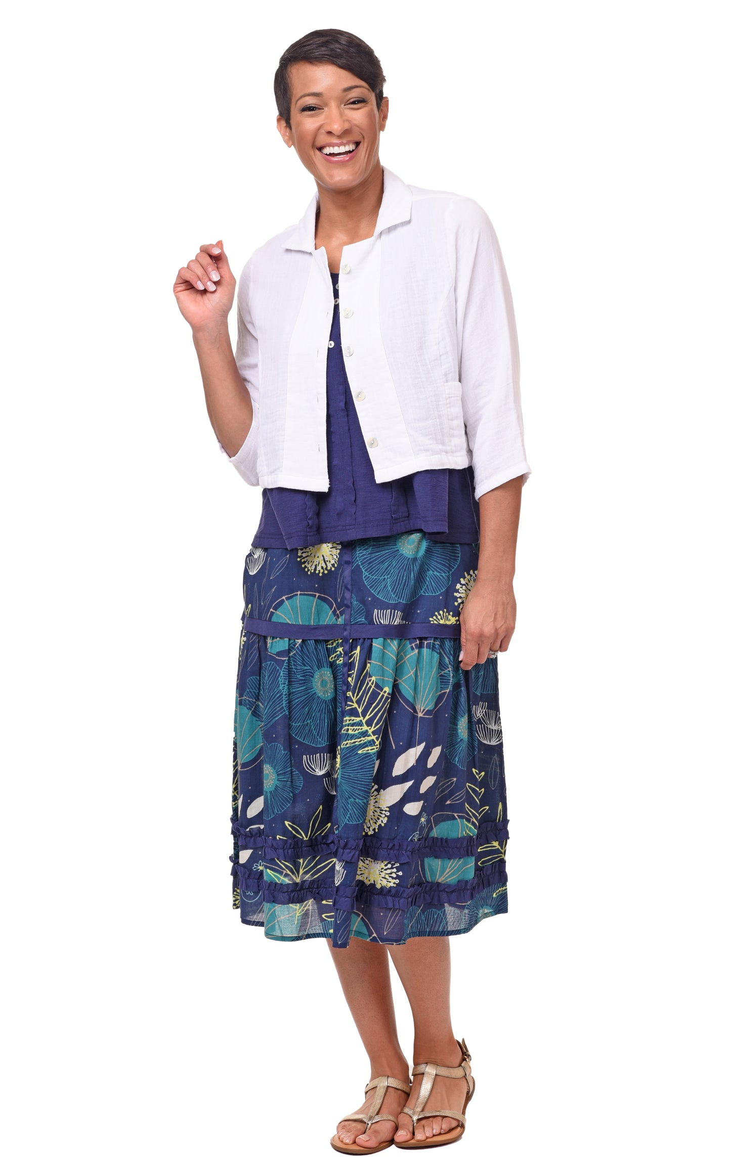FINAL SALE CV1155 Garden Skirt in Portland*