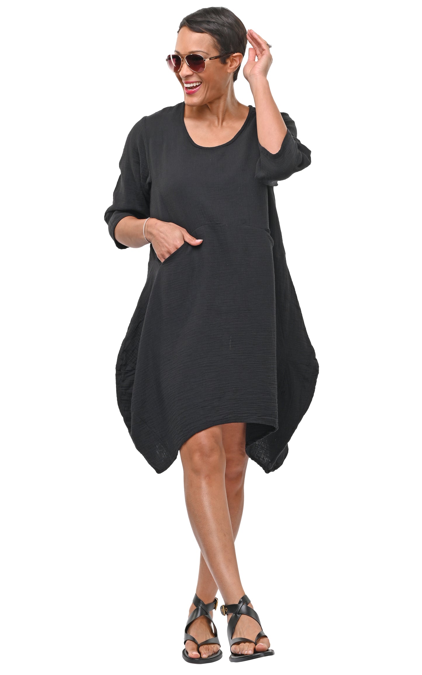 VCG642 Kira Dress in Black