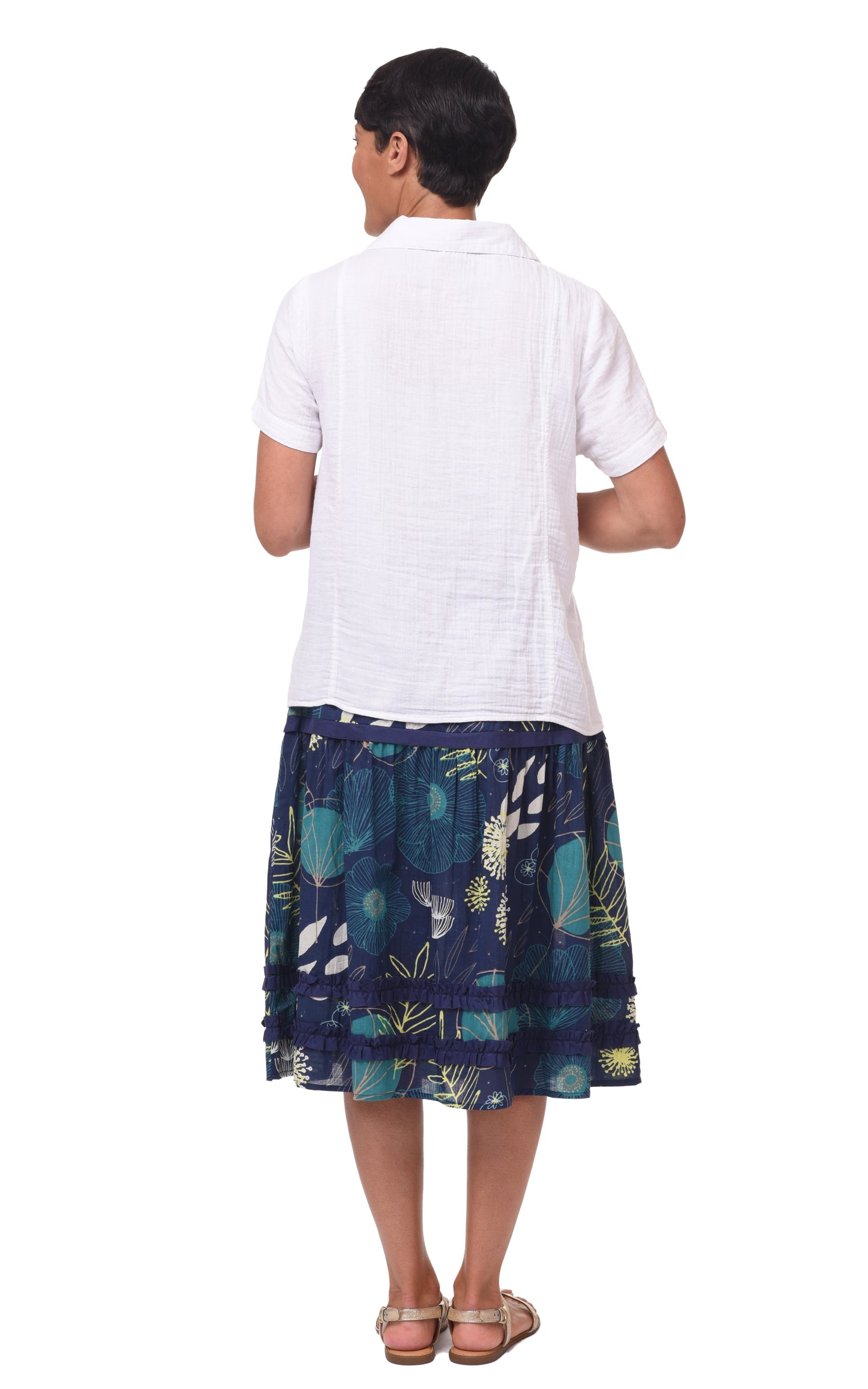 FINAL SALE CV1155 Garden Skirt in Portland Floral*