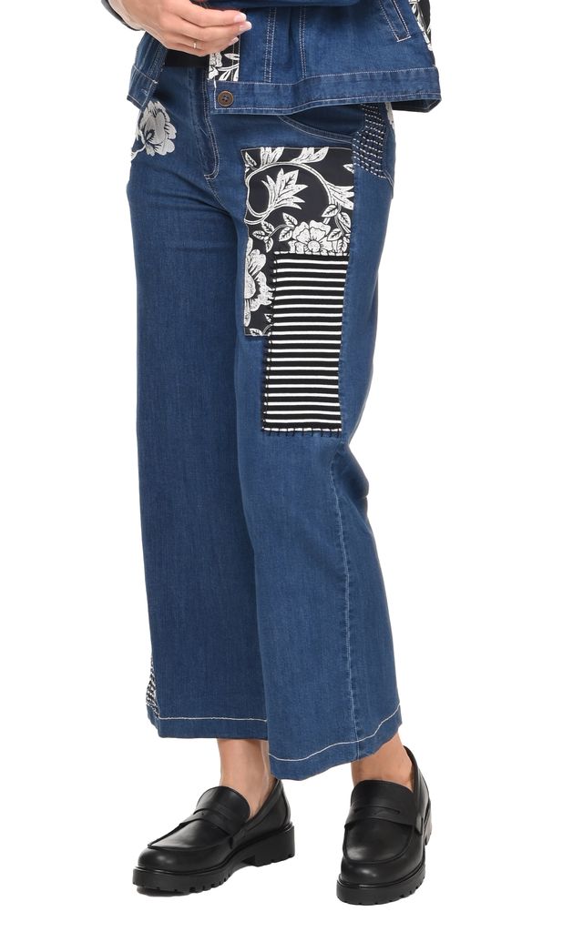 D517 Wylie Denim Pant with Harvest Floral*