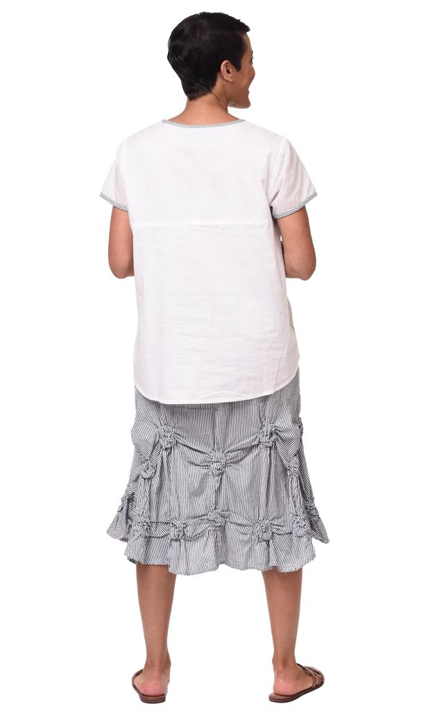 CV1175 Reagan Top in White