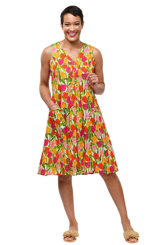 CV656 Poppie Dress in Tulips*