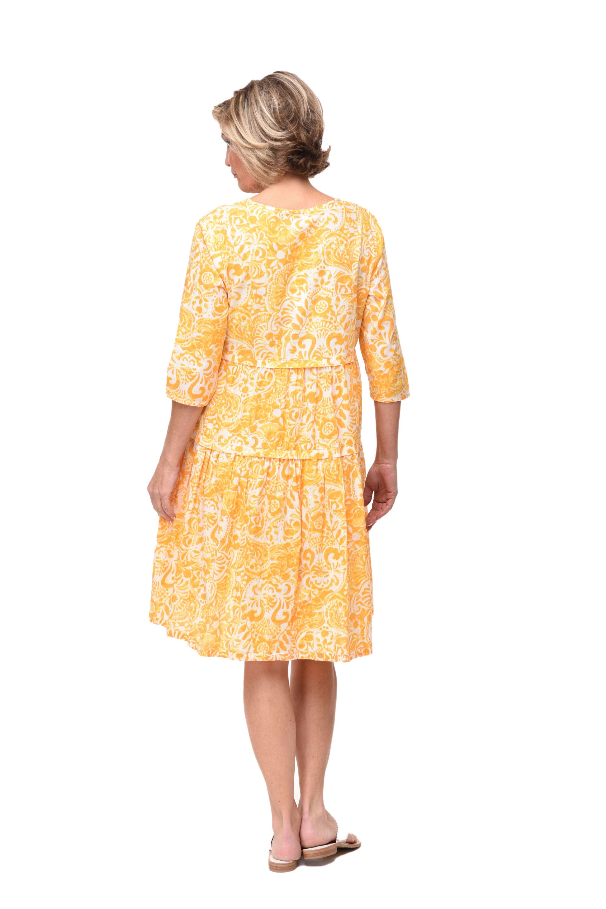 CV1109 Hayley Dress in Marigold