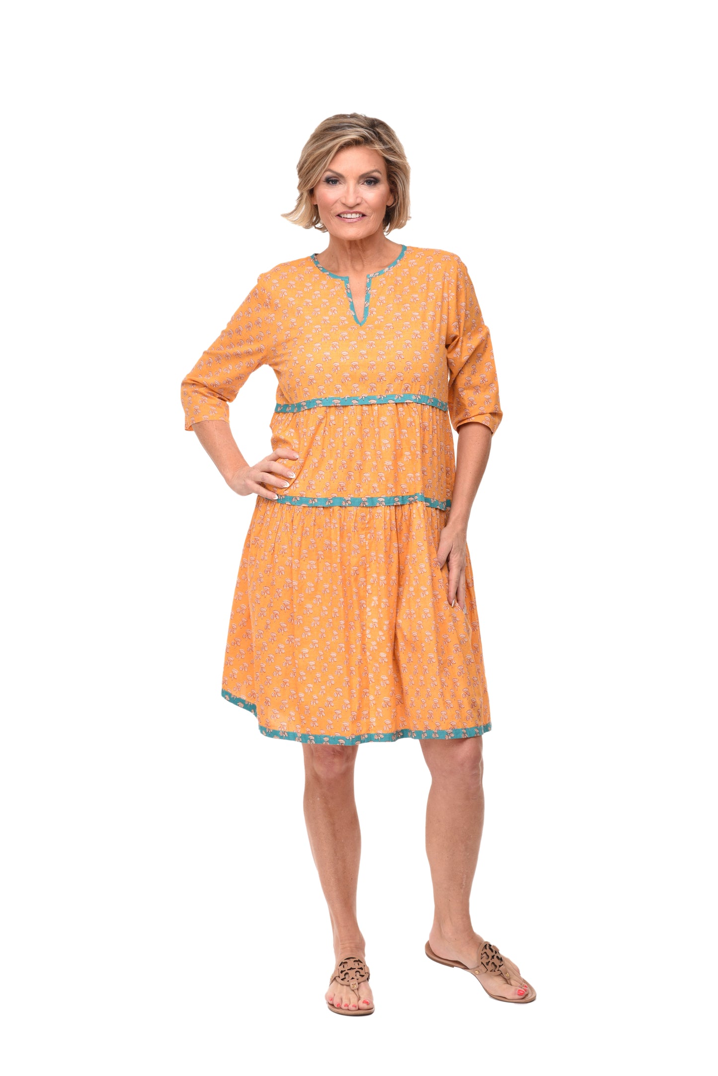 CV1109 Hayley Dress in Saffron*
