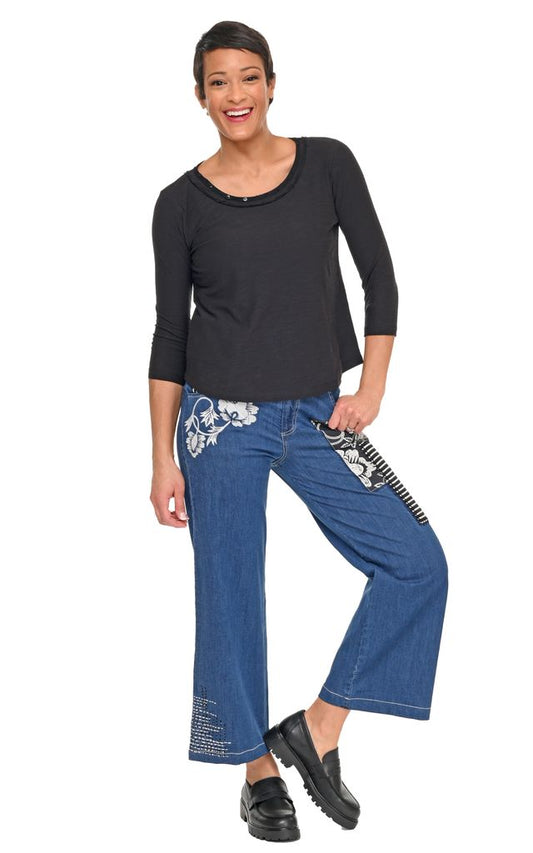 CS123 Bowen Top in Black*