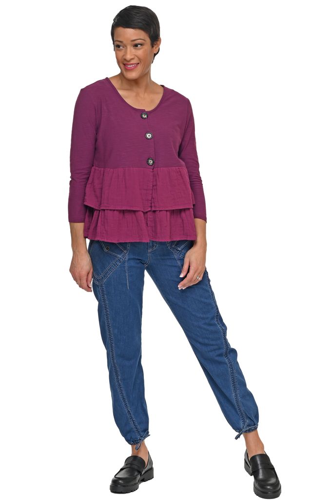 CS118 Cherub Cardigan in Mulberry*