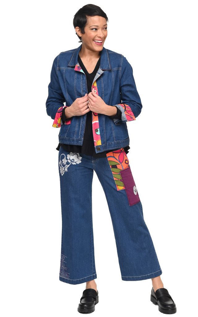D521 Clarissa Denim Jacket with Galapagos*