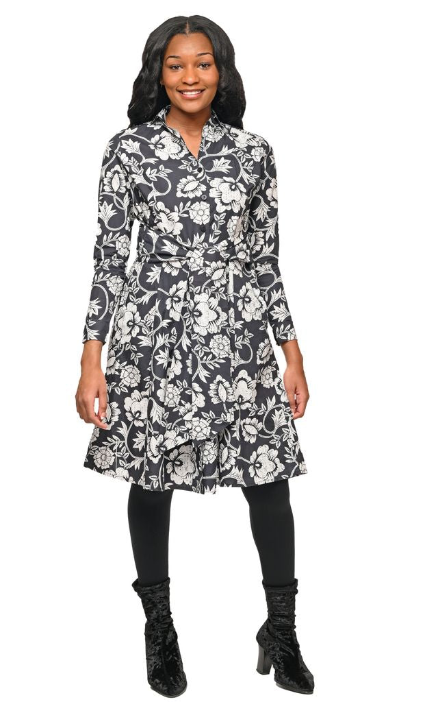 CV1223 Orchard Dress in Harvest Floral*