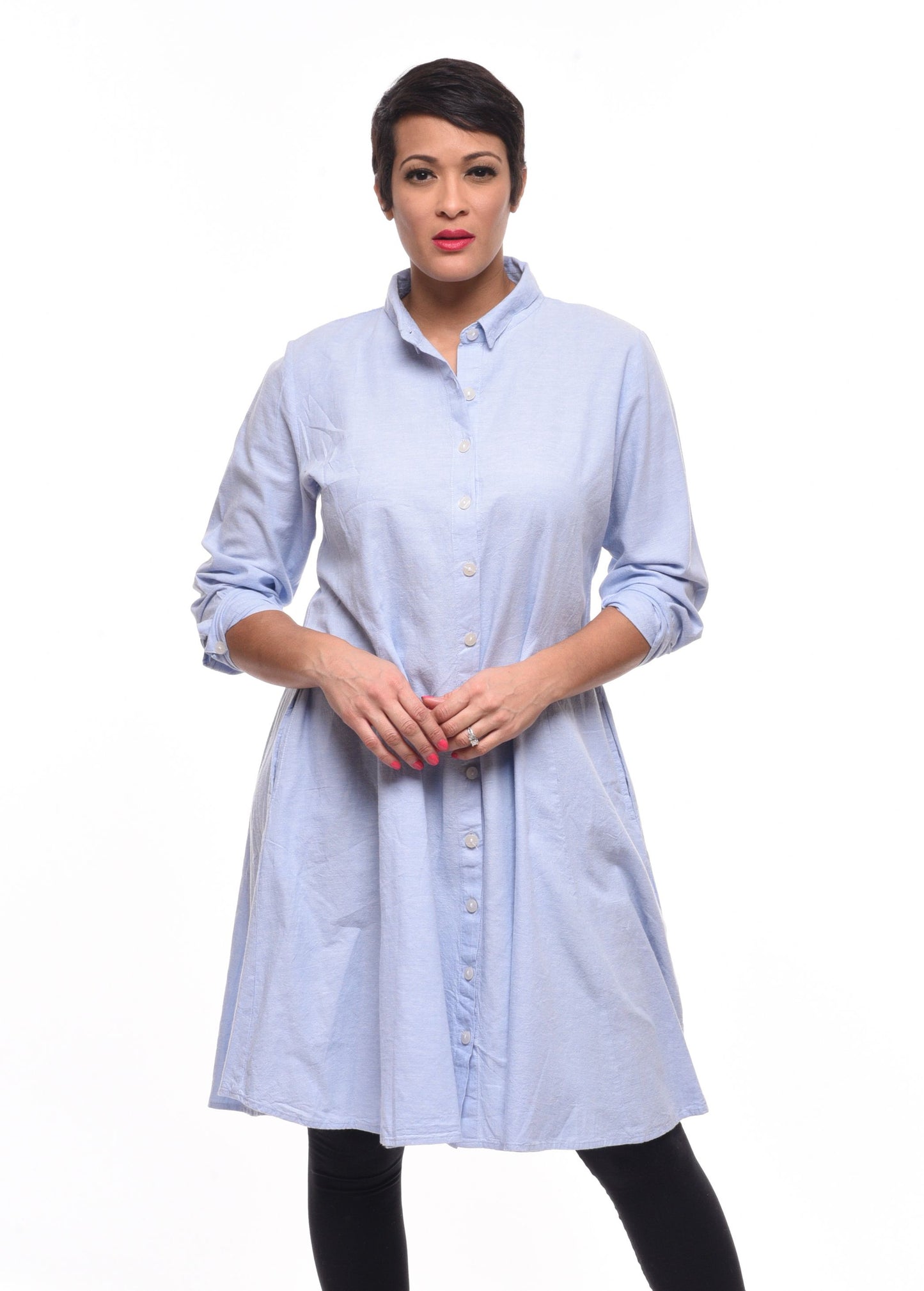 FINAL SALE CV231 Flynn in Light Blue Chambray*