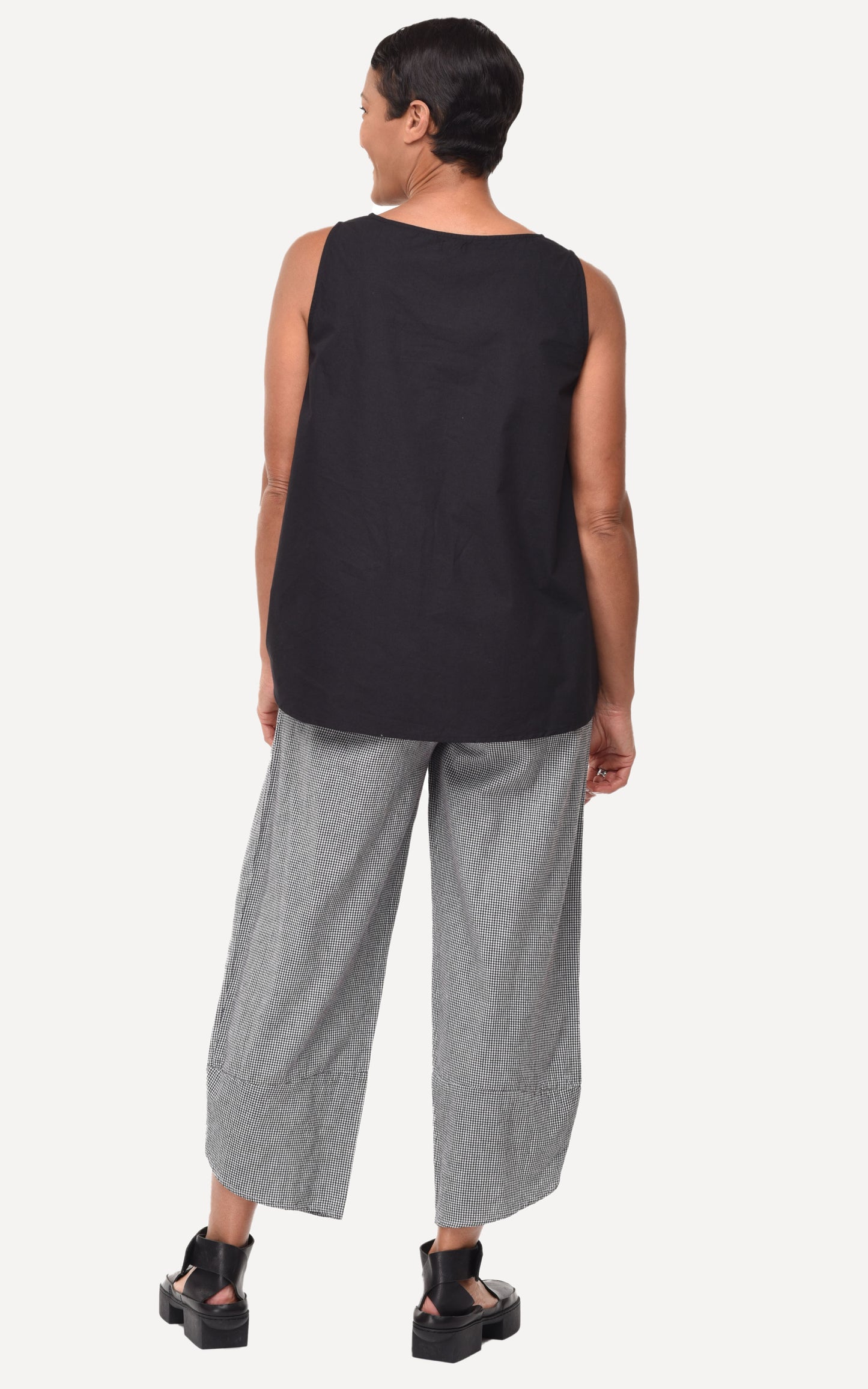 FINAL SALE CV1089 Ophelia Tank in Black*