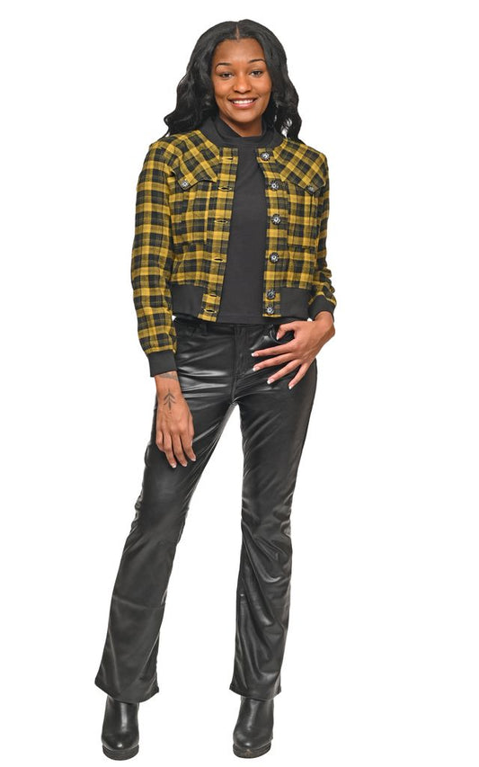 CV1226 Bobbi Bomber Jacket in Edinburgh Flannel*