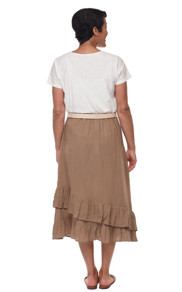 VCG652 Erika Skirt in Sand