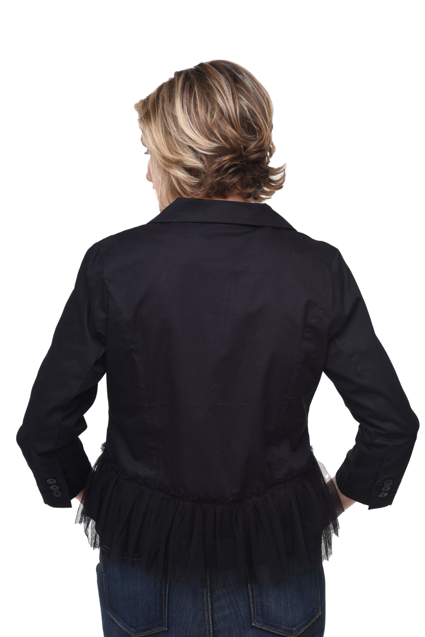 FINAL SALE T404 Julianna Jacket in Black Twill*