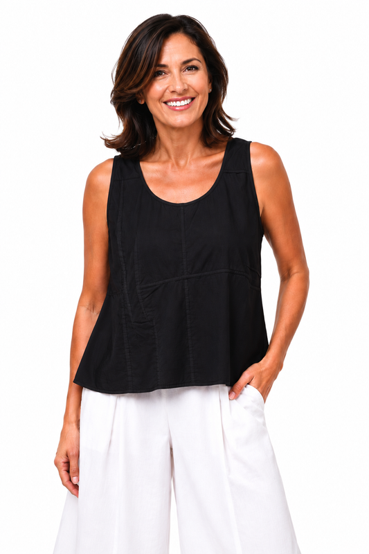 FINAL SALE CV1090 Tristen Pullover in Black*