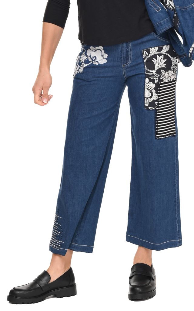 D517 Wylie Denim Pant with Harvest Floral*
