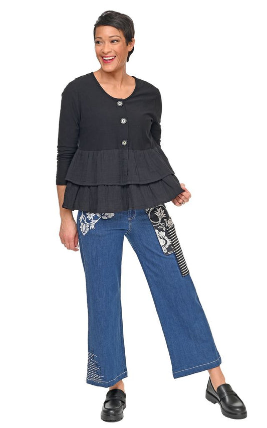 CS118 Cherub Cardigan in Black*