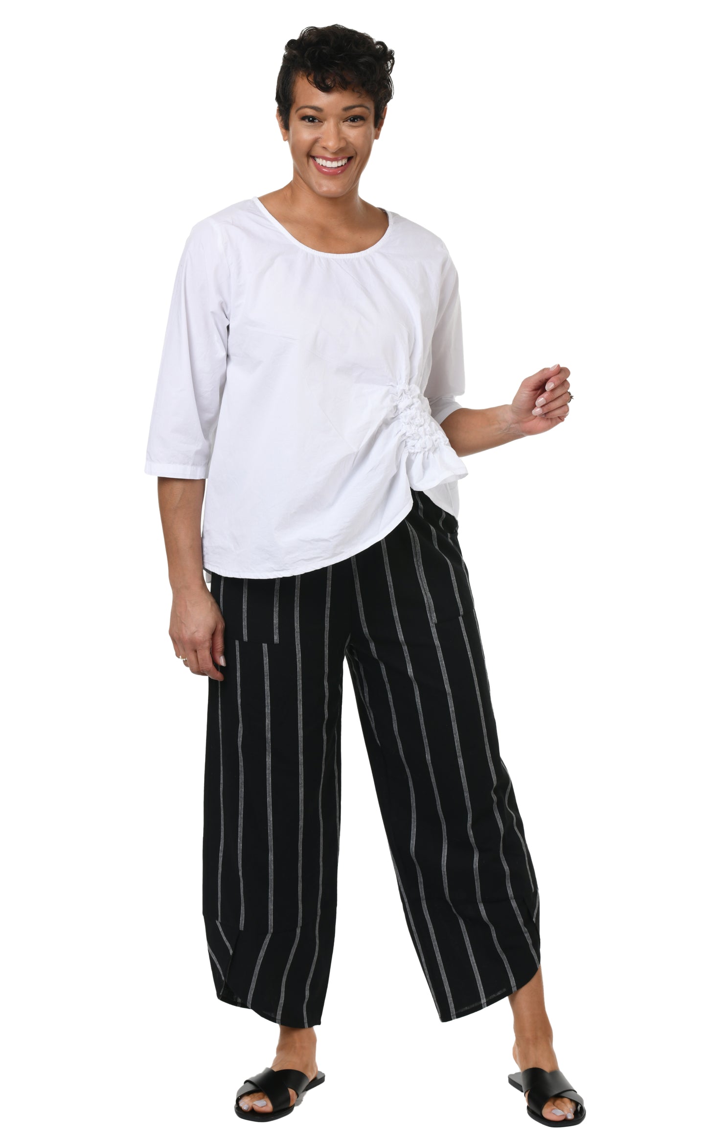 FINAL SALE CV323 Ariana Pant in Hinsdale Stripe*