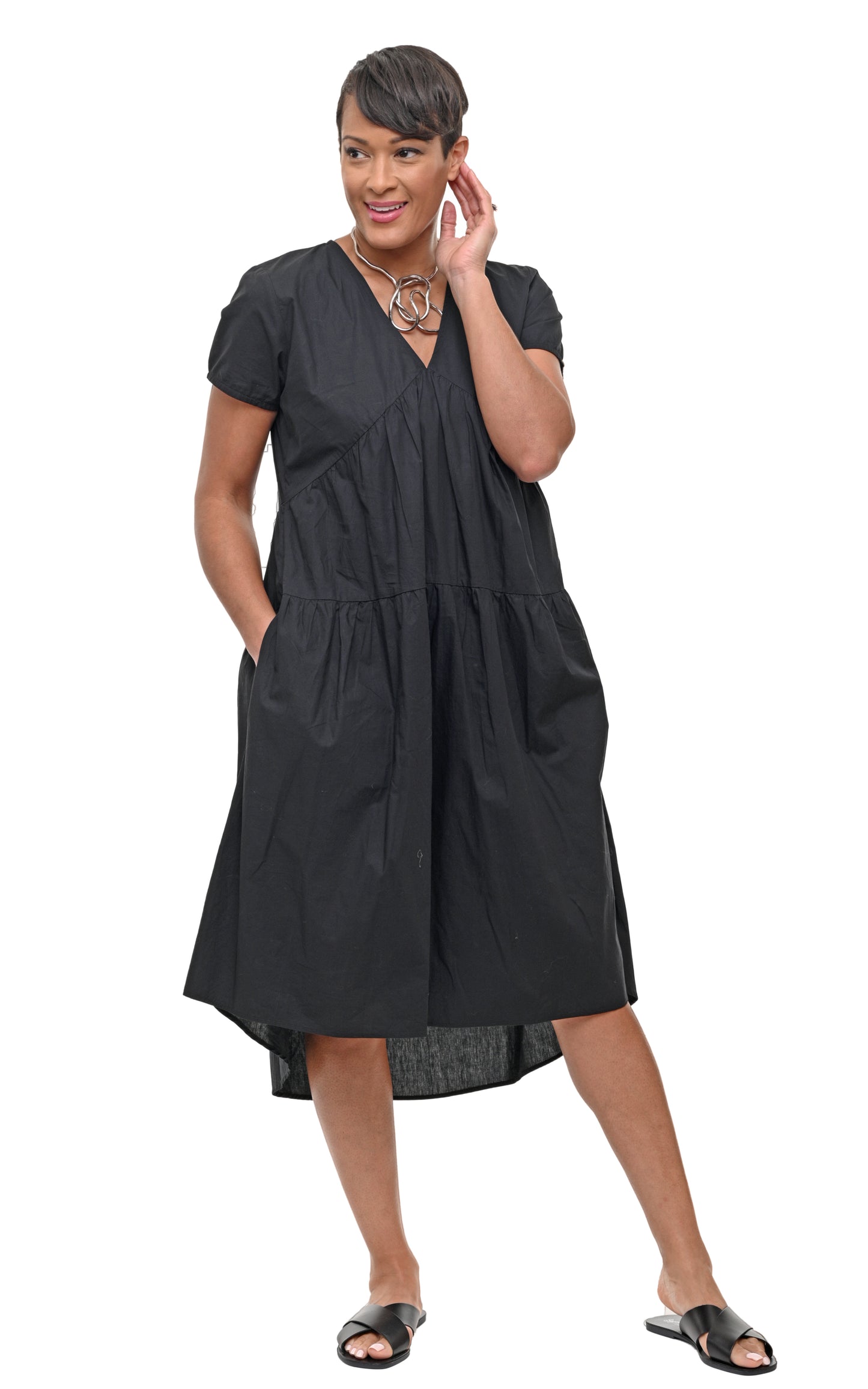 FINAL SALE CV52 Carey Dress in Black*