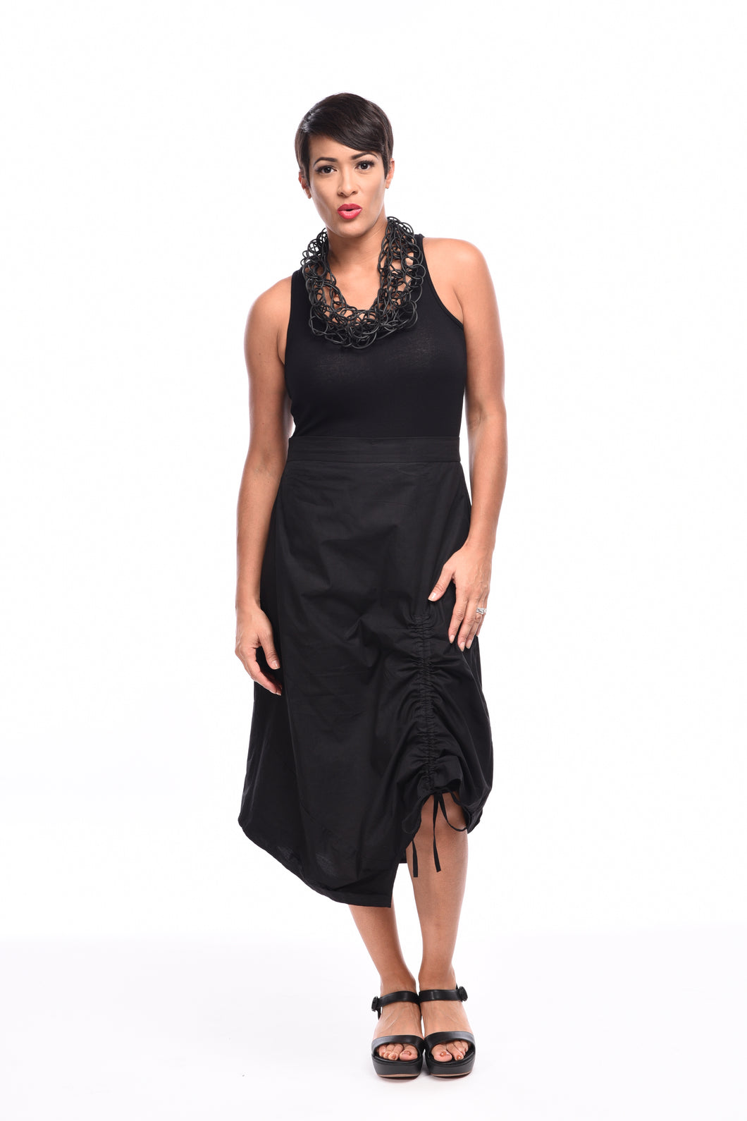 Ainsley Skirt in Black by Snapdragon & Twig