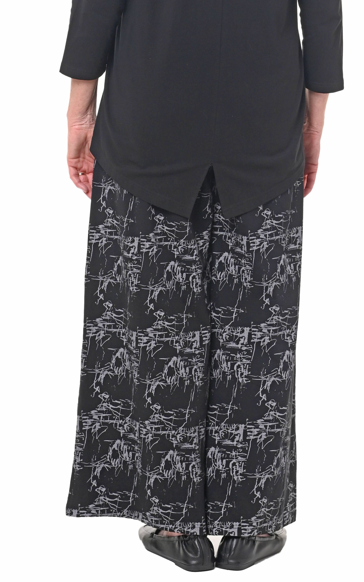 FINAL SALE L127 Ariella Pant in Black Etching*