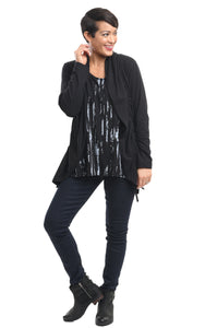 SDM616 Ryder Cardigan in Black  by Snapdragon & Twig