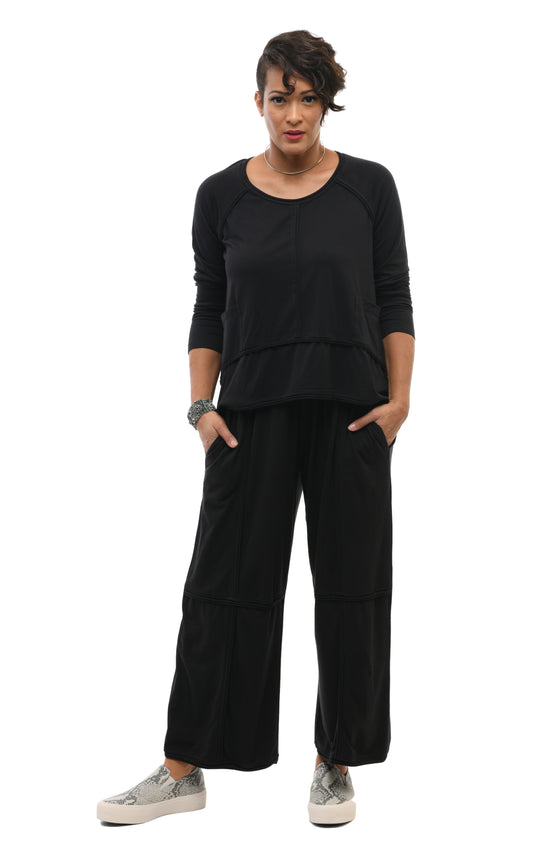 FINAL SALE SDM811 Presley Top in Black by Snapdragon & Twig*