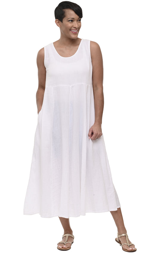 FINAL SALE VCG369 Amira Dress in White
